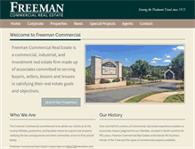 Tablet Screenshot of freemancommercial.com